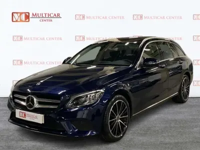 Usado Mercedes C200 160 CV (117 kW) 2020 Azul Familiar