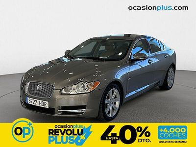 Usado Jaguar XF Luxury 241 CV (177 kW) 2011 Gris beige Berlina