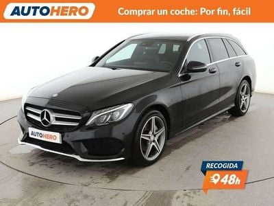 Usado Mercedes C220 170 CV (125 kW) 2016 Negro Familiar