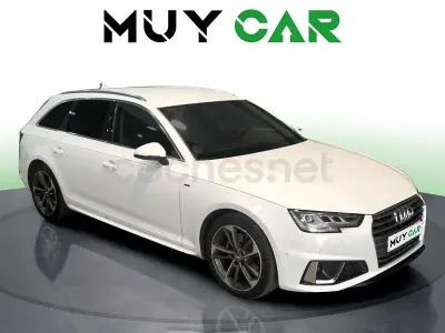 Usado Audi A4 S-Line 190 CV (139 kW) 2019 Blanco Familiar