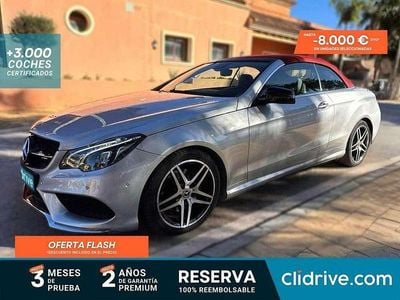 Gris Usado 2017 Mercedes E220 Descapotable | 22.990 €