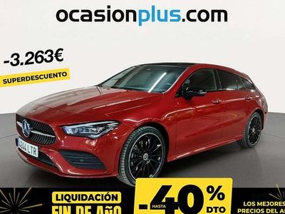 Rojo Usado 2021 Mercedes CLA250e Shooting Brake Familiar | 32.637 € (Precio justo)