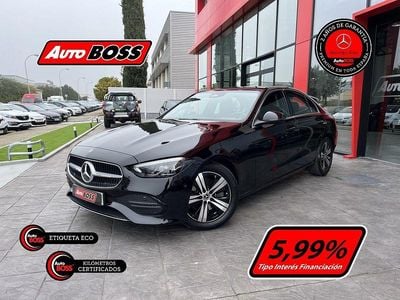 Usado Mercedes C200 163 CV (119 kW) 2022 Negro Berlina