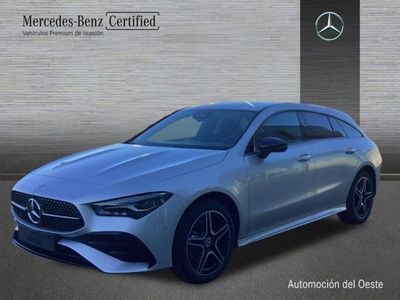 Usado Mercedes CLA250e AMG line 218 CV (160 kW) 2024 Plata iridio Coupe