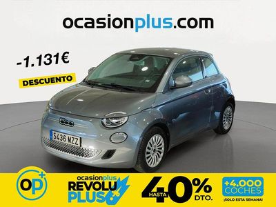 Usado Fiat 500e Action 69 kW (95 CV) 2022 Gris Utilitario