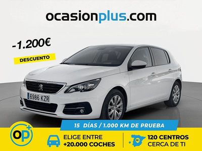 Usado Peugeot 308 Style 130 CV (95 kW) 2019 Blanco