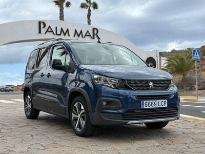 Usado Peugeot Rifter GT-line 130 CV (95 kW) 2019 Azul Monovolumen