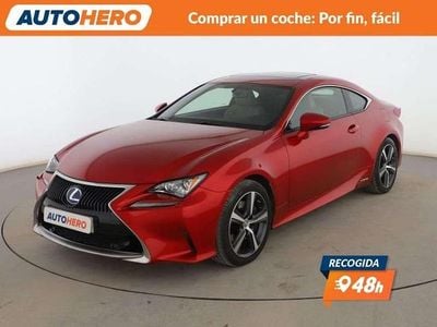 Usado Lexus RC300h Sport Line 223 CV (164 kW) 2017 Rojo Coupe