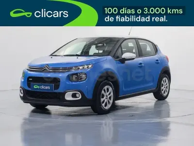 Usado Citroën C3 Feel 82 CV (60 kW) 2017 Azul Berlina