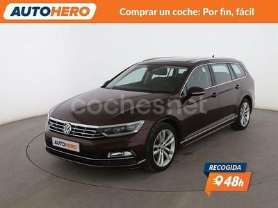 Rojo Usado 2017 VW Passat R-line Familiar | 18.499 € (Precio justo)