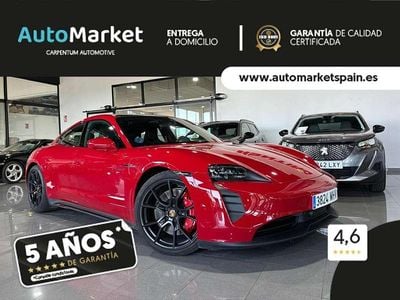 Rojo Usado 2023 Porsche Taycan GTS Berlina | 98.900 €