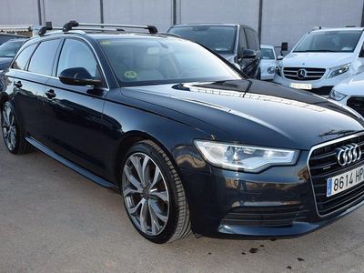 Usado Audi A6 Premium 204 CV (150 kW) 2013 Azul Familiar