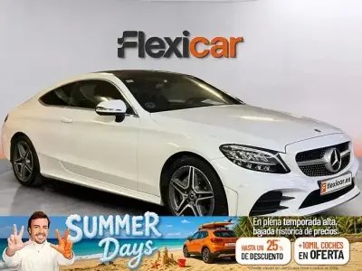 Usado Mercedes C220 170 CV (125 kW) 2018 Blanco Coupe