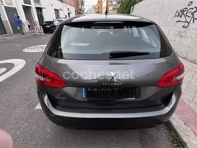 Usado Peugeot 308 SW Access 110 CV (80 kW) 2019 Gris / plata Familiar