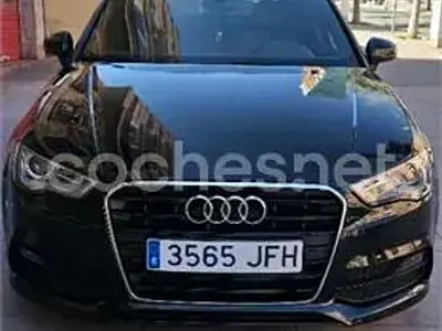 Usado Audi A3 S-Line 110 CV (80 kW) 2016 Negro Berlina
