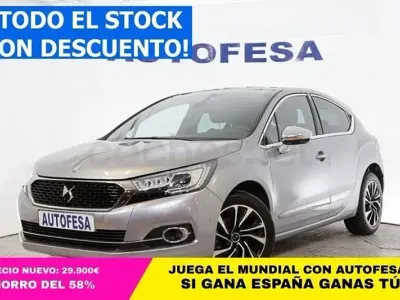Usado DS Automobiles DS4 131 CV (96 kW) 2018 Gris / plata Berlina