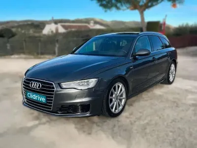 Usado Audi A6 S-Line 272 CV (200 kW) 2016 Negro Familiar