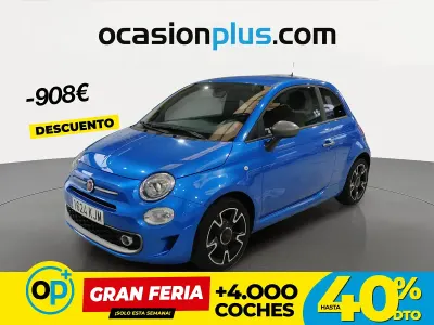 Usado Fiat 500 S 69 CV (50 kW) 2018 Azul Utilitario