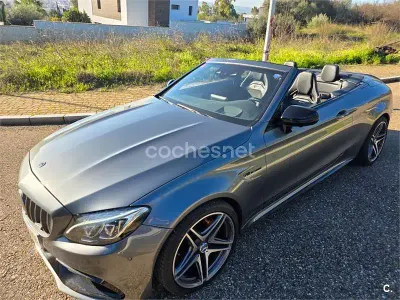 Usado Mercedes C63 AMG 476 CV (350 kW) 2017 Gris / plata Descapotable