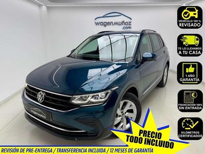 Usado VW Tiguan Life 150 CV (110 kW) 2021 Azul SUV