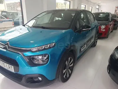 Usado Citroën C3 Live 83 CV (61 kW) 2021 Azul Utilitario