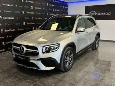 Usado Mercedes GLB200 150 CV (110 kW) 2022 Plateado SUV