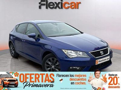 Usado Seat Leon Style 130 CV (95 kW) 2020 Azul Berlina