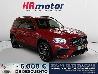 Rojo Usado 2022 Mercedes GLB200 AMG line SUV | 35.890 € (Precio justo)