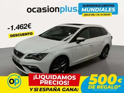 Usado Seat Leon ST FR 180 CV (132 kW) 2017 Blanco Familiar
