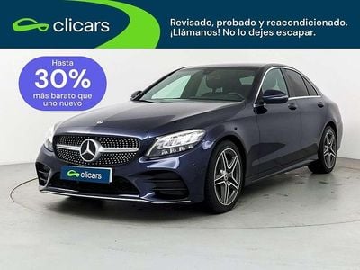 Usado Mercedes C220 194 CV (142 kW) 2020 Azul Berlina