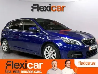 Usado Peugeot 308 Style 130 CV (95 kW) 2020 Azul Berlina