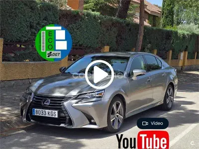 Usado Lexus GS300h Executive Line 223 CV (164 kW) 2018 Gris / plata Berlina