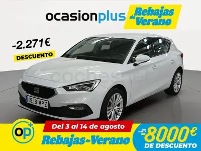 Usado Seat Leon Style 150 CV (110 kW) 2024 Blanco Berlina