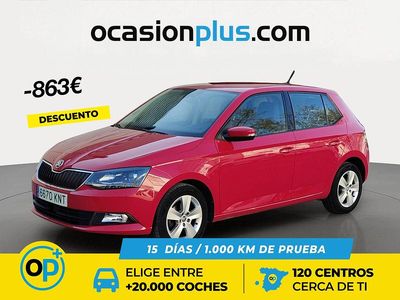 Usado Skoda Fabia 95 CV (69 kW) 2018 Rojo