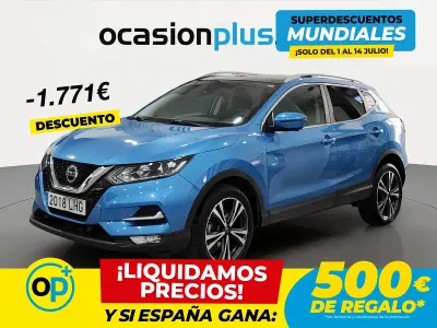 Usado Nissan Qashqai N-Connecta 160 CV (117 kW) 2020 Azul SUV