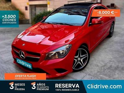 Usado Mercedes CLA220 170 CV (125 kW) 2013 Rojo Berlina