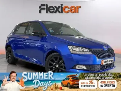Usado Skoda Fabia 95 CV (69 kW) 2021 Azul Utilitario