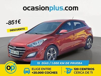 Usado Hyundai i30 GO! 100 CV (73 kW) 2017 Rojo