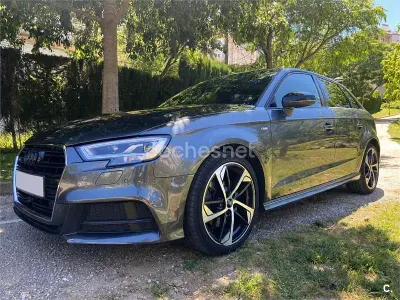 Usado Audi A3 150 CV (110 kW) 2020 Negro Berlina