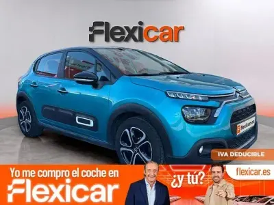 Usado Citroën C3 Feel 83 CV (61 kW) 2022 Azul Utilitario