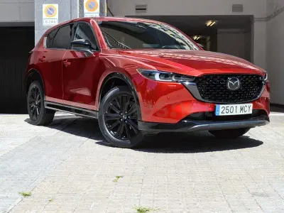 Usado Mazda CX-5 Homura-Line 165 CV (121 kW) 2023 Granate SUV