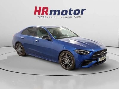 Azul Usado 2023 Mercedes C200 AMG line Berlina | 34.300 € (Super precio)