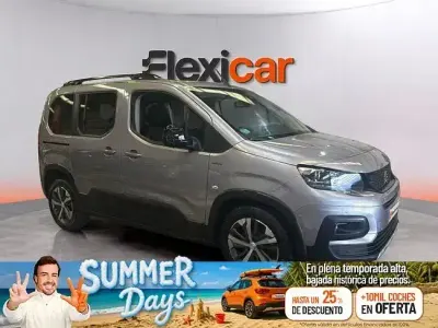 Usado Peugeot Rifter GT-line 130 CV (95 kW) 2019 Gris Monovolumen