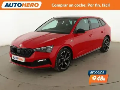 Usado Skoda Scala Monte Carlo 150 CV (110 kW) 2023 Rojo Utilitario