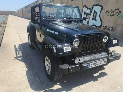 Usado Jeep Wrangler 121 CV (88 kW) 1998 Negro SUV