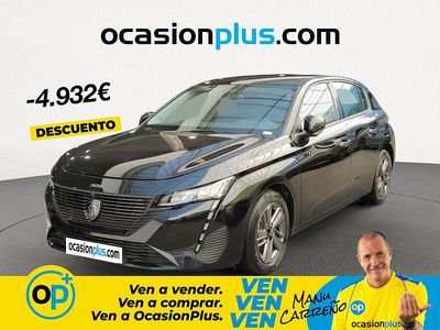 Usado Peugeot 308 Active 130 CV (95 kW) 2024 Negro Berlina