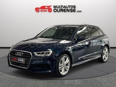 Usado Audi A3 S-Line 150 CV (110 kW) 2020 Azul Berlina