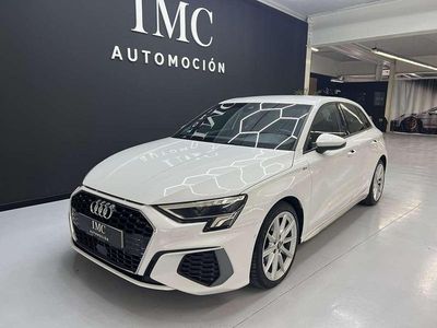 Usado Audi A3 Sportback S-Line 150 CV (110 kW) 2023 Blanco Utilitario