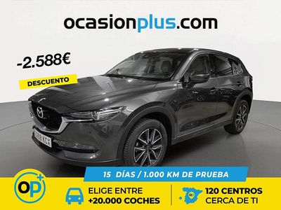 Usado Mazda CX-5 160 CV (117 kW) 2017 Gris SUV