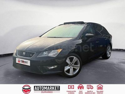 Usado Seat Leon FR 184 CV (135 kW) 2014 Negro Familiar